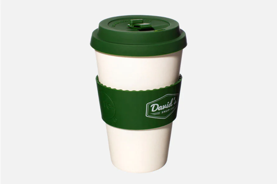 David's Shop Reusable Cup - Green - Image 3