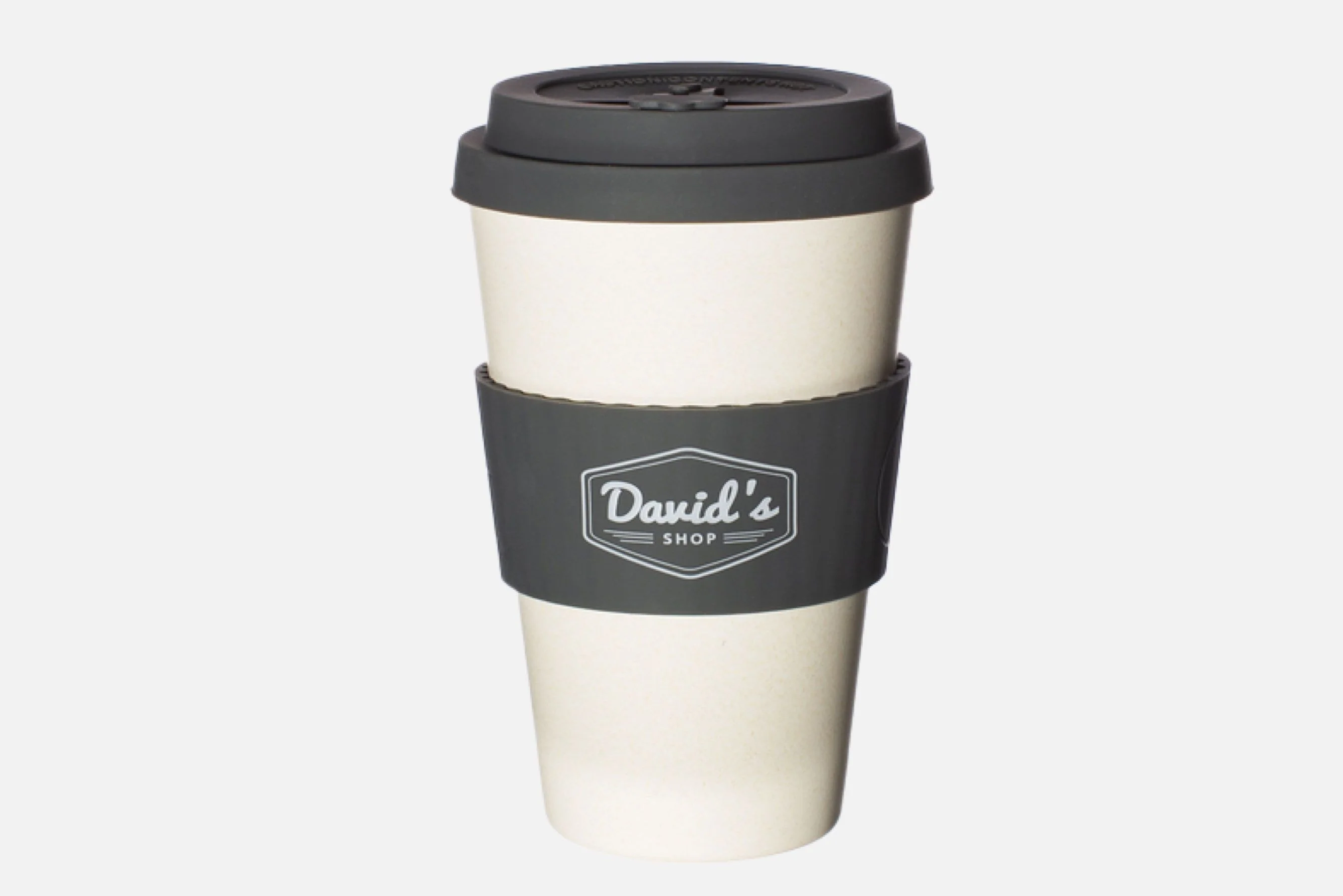 David's Shop Reusable Cup - Grey - Image 6