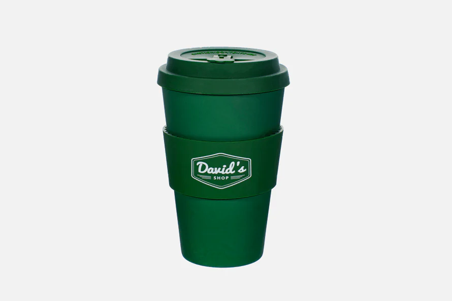 David's Shop Reusable Cup - Solid Green - Image 7
