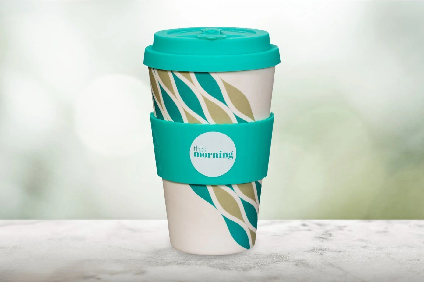 This Morning Reusable Cup - Teal - Image 3