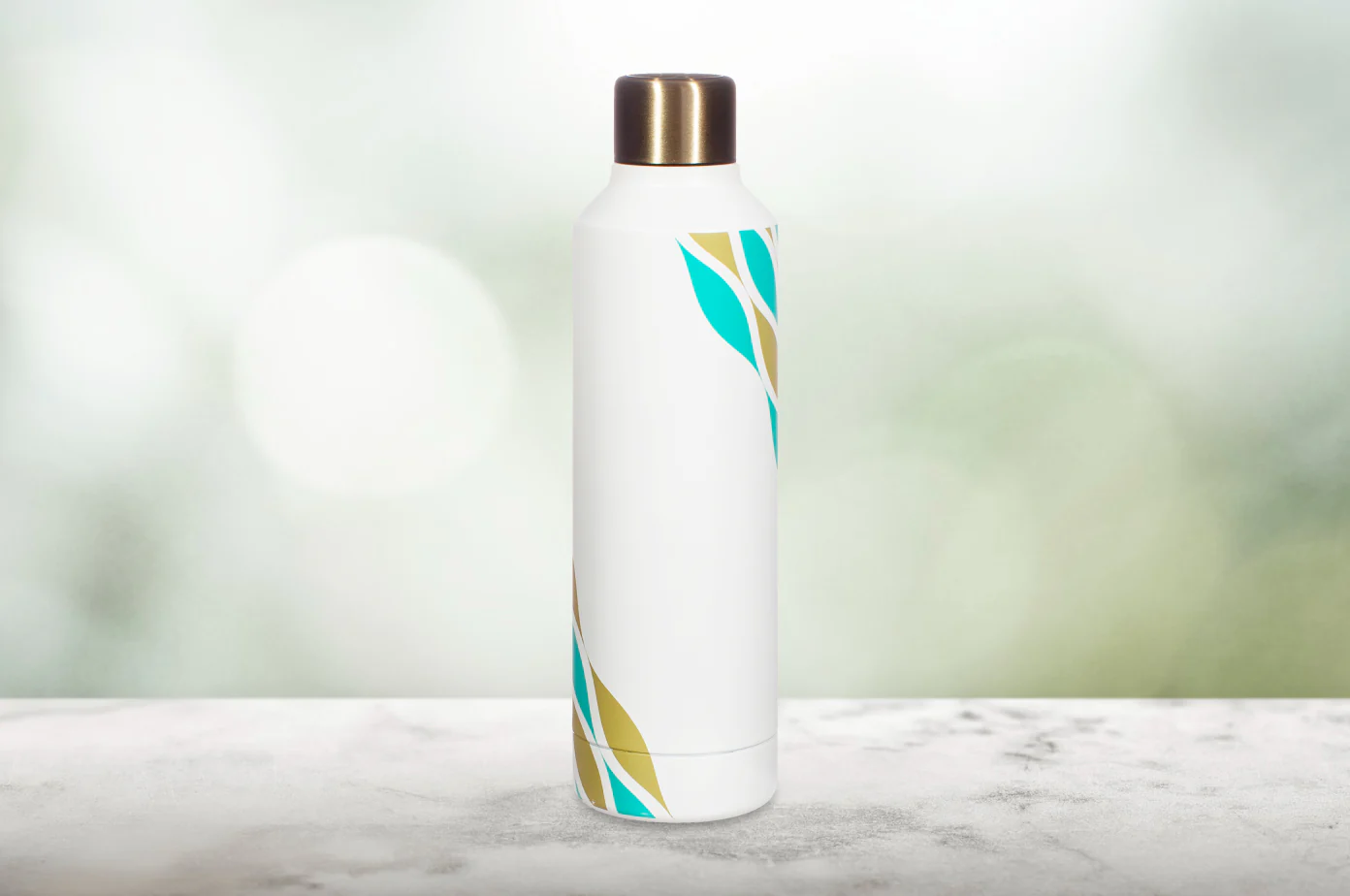 This Morning Teal Stripe Bottle - Image 4